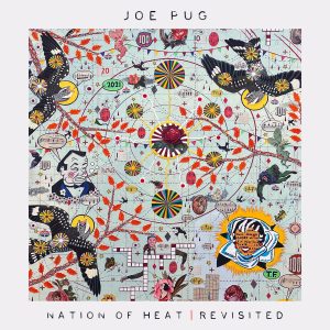 A collage in primary colors is the cover art for Joe Pug's new album Nation of Heat | Revisited
