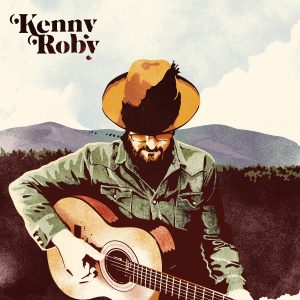 Comic book style Kenny Roby album cover